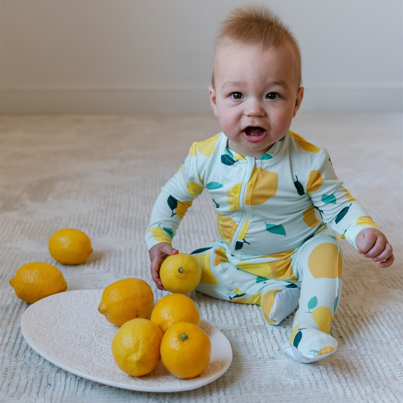 baby kidsリーフ Pucker Up - Bamboo – ZippyJamz