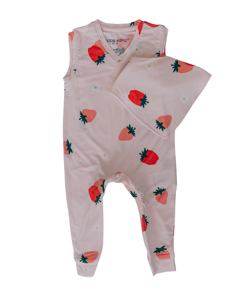 
                      
                        Strawberry Social - Romper - Bamboo
                      
                    