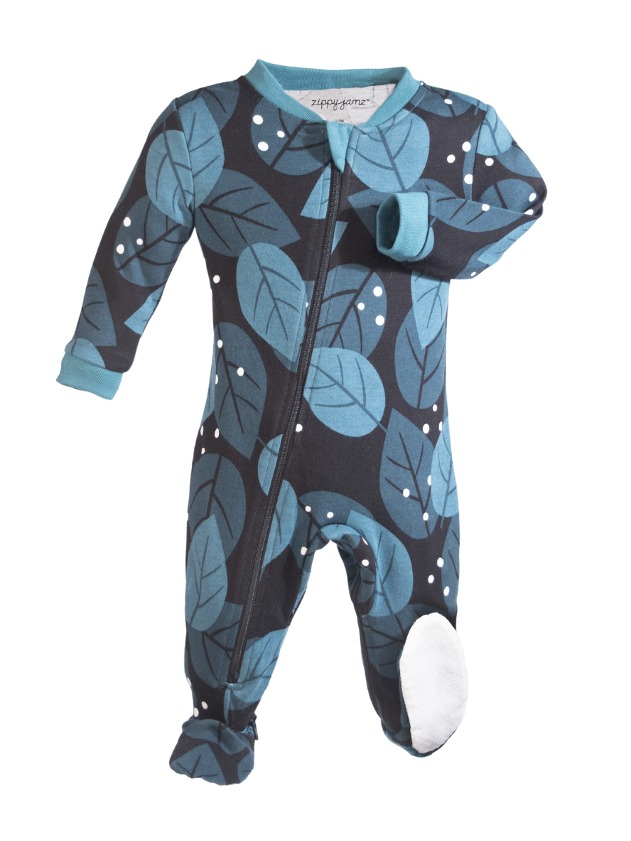 ZippyJamz Footed Coverall - Strawberry Social
