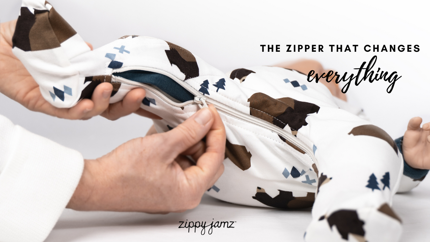 Inseam zipper pajamas sale