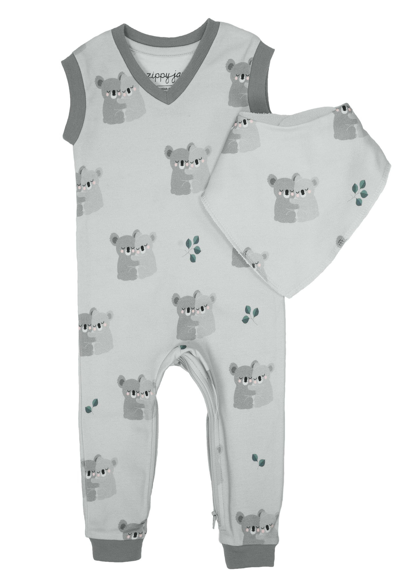 Koala-fied Cutie - Romper - Organic Cotton